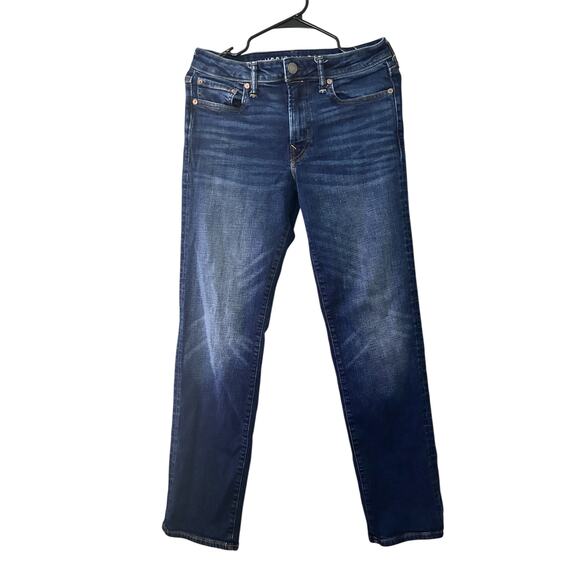American Eagle Next Level Airflex Orginal Stretch 30x32 Blue Men's Jeans - Picture 1 of 6
